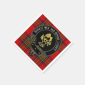 Scottish Toast oder Ihr Text Napkins Serviette (Ecke)