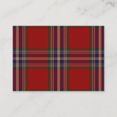 Scottish Wedding Clan MacFarlane Information Card Begleitkarte (Rückseite)