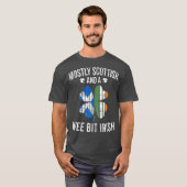Scottish Wee Bit Irish Scotland St Patricks Day T-Shirt (Vorne ganz)