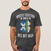 Scottish Wee Bit Irish Scotland St Patricks Day T-Shirt (Vorderseite)