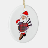 Scottish Weihnachtsmann Keramik Ornament (Rechts)