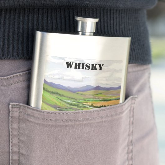 Scottish Whisky Flachmann (Beispiel)