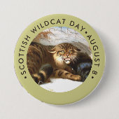 Scottish Wildcat Day Button (Vorderseite)