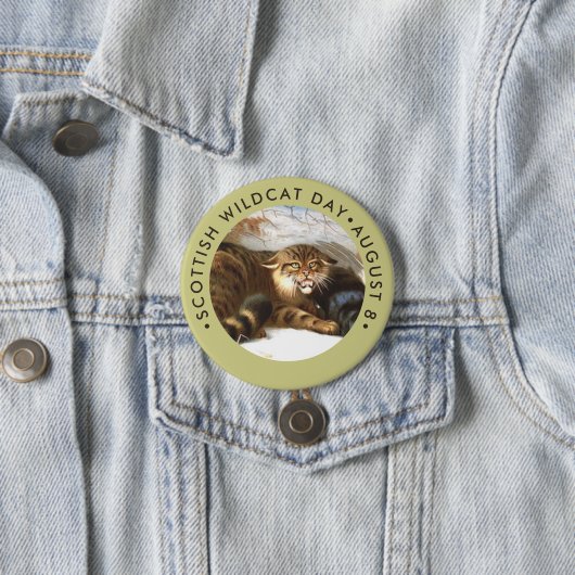 Scottish Wildcat Day Button (Beispiel)