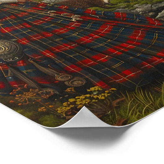 Scottish Woman Poster (Ecke)