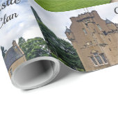 ScottishBurnett Clan Crathes Castle Wrapping Paper Geschenkpapier (Rolleneckpunkt)