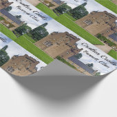 ScottishBurnett Clan Crathes Castle Wrapping Paper Geschenkpapier (Ecke)