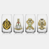 Scottishrite Masons Glass Set Dosenglas (Vorderseite)
