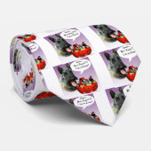 ScottishTerrier Halloween Candy Krawatte (Gerollt)