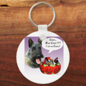 ScottishTerrier Halloween Candy Schlüsselanhänger (Vorderseite)