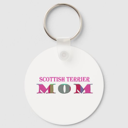 ScottishTerrierMom Schlüsselanhänger (Vorderseite)