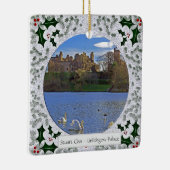 ScottishvStuart Clans Linlithgow Palace Xmas Keramikornament (Rechts)