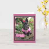 Scottitude Karte (Gelbe Blume)