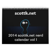 scottk.net-Nerd-Comickalender 2014 Vol. I Kalender (Titelbild)