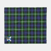 Scotts Baillie Tartan Kariert Fleecedecke (Vorderseite (Horizontal))