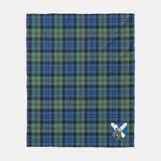 Scotts Baird Ancient Tartan Kariert Fleecedecke (Vorderseite)