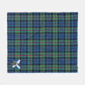 Scotts Baird Ancient Tartan Kariert Fleecedecke (Vorderseite (Horizontal))