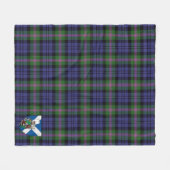 Scotts Baird Modern Tartan Kariert Fleecedecke (Vorderseite (Horizontal))