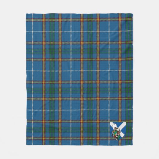 Scotts Bairn Tartan Kariert Fleecedecke (Vorderseite)