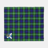 Scotts Bannerman Tartan Kariert Fleecedecke (Vorderseite (Horizontal))