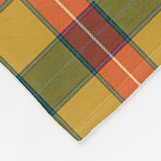 Scotts Baxter Tartan Kariert Fleecedecke (Ecke)