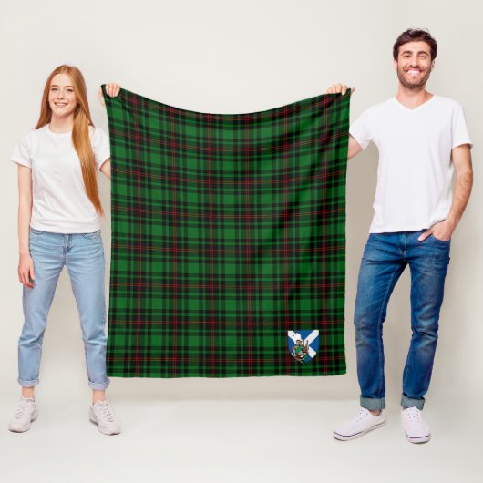 Scotts Beveridge Tartan Karo Fleecedecke (Beispiel)