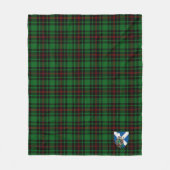 Scotts Beveridge Tartan Karo Fleecedecke (Vorderseite)