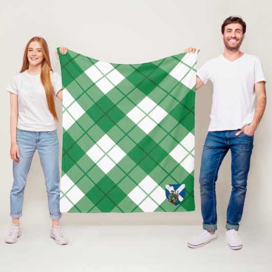Scotts Bias kariert Tartan Kariert Fleecedecke (Beispiel)