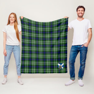 Scotts Blackadder Tartan Kariert Fleecedecke