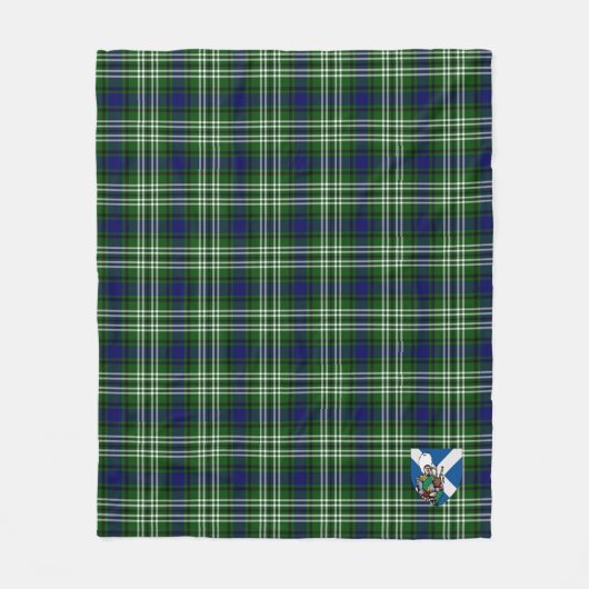Scotts Blackadder Tartan Kariert Fleecedecke (Vorderseite)