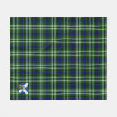 Scotts Blackadder Tartan Kariert Fleecedecke (Vorderseite (Horizontal))