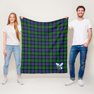 Scotts Blair Tartan Kariert Fleecedecke