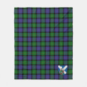 Scotts Blair Tartan Kariert Fleecedecke (Vorderseite)
