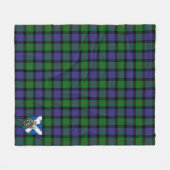Scotts Blair Tartan Kariert Fleecedecke (Vorderseite (Horizontal))
