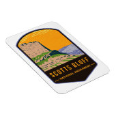 Scotts Bluff National Monument Magnet (Rechte Seite)
