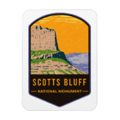 Scotts Bluff National Monument Magnet (Vertikal)