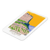 Scotts Bluff National Monument Nebraska Vintag Magnet (Linke Seite)