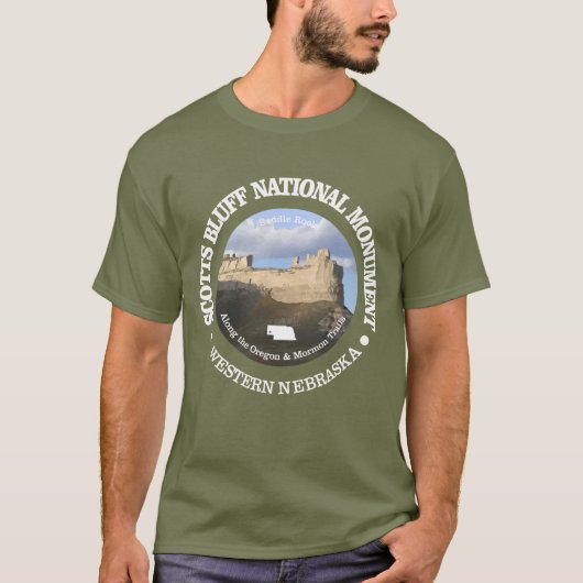Scotts Bluff National Monument T-Shirt (Vorderseite)