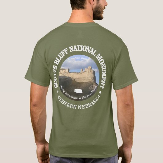 Scotts Bluff National Monument T-Shirt (Rückseite)