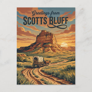 Scotts Bluff National Monument USA Postkarte