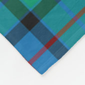 Scotts Blume Scotland Tartan Kariert Fleecedecke (Ecke)