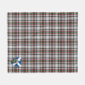 Scotts Borthwick Tartan Kariert Fleecedecke (Vorderseite (Horizontal))