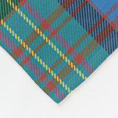 Scotts Bowie Ancient Tartan Kariert Fleecedecke (Ecke)