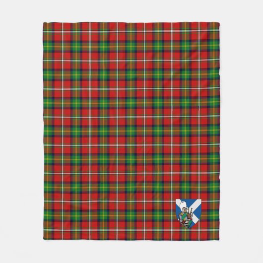Scotts Boyd Tartan Kariert Fleecedecke (Vorderseite)