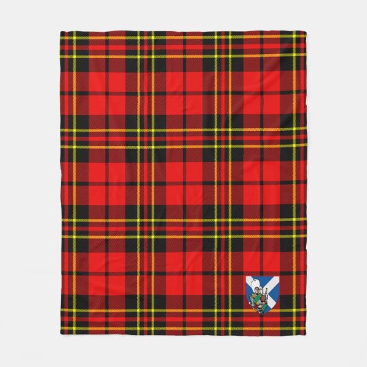 Scotts Brodie Modern Tartan Kariert Fleecedecke (Vorderseite)