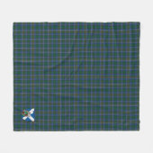 Scotts Broun Tartan Kariert Fleecedecke (Vorderseite (Horizontal))