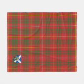 Scotts Bruce Modern Tartan Kariert Fleecedecke (Vorderseite (Horizontal))