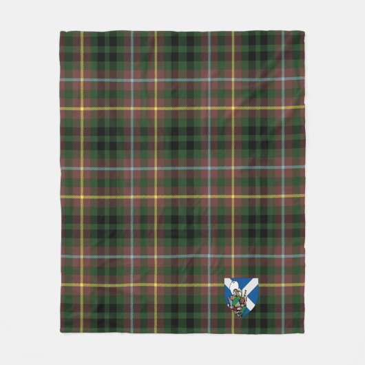 Scotts Buchanan HuntingTartan Kariert Fleecedecke (Vorderseite)