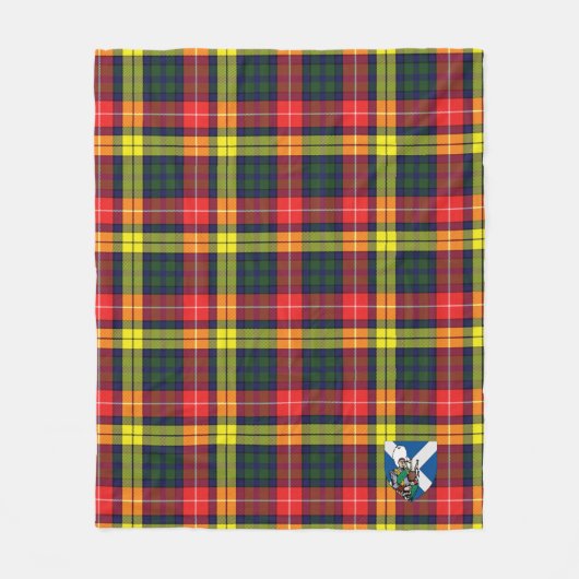 Scotts Buchanan ModernTartan Kariert Fleecedecke (Vorderseite)