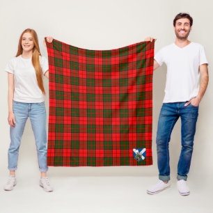Scotts Cairns Tartan Kariert Fleecedecke